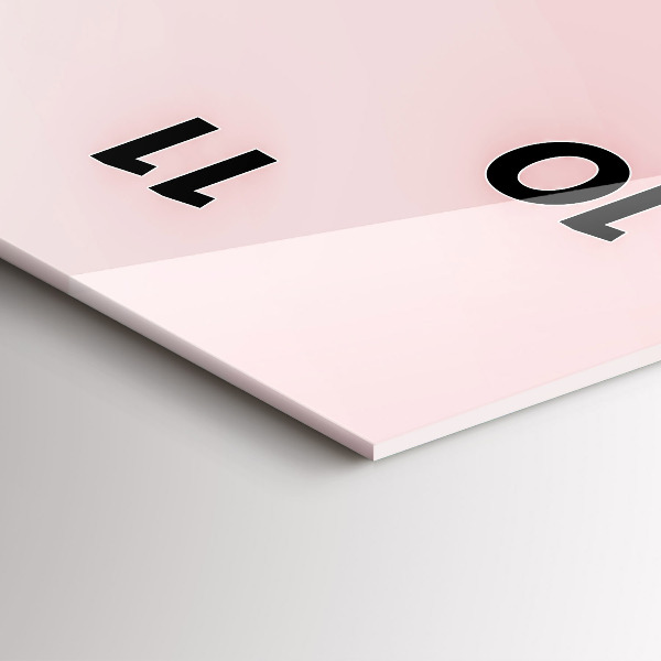 Vertikale Uhr Liebe dich selbst Schriftzug