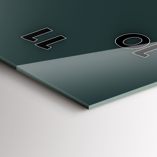 Vertikale Uhr mit motiv Line-art der Stadt Brünn