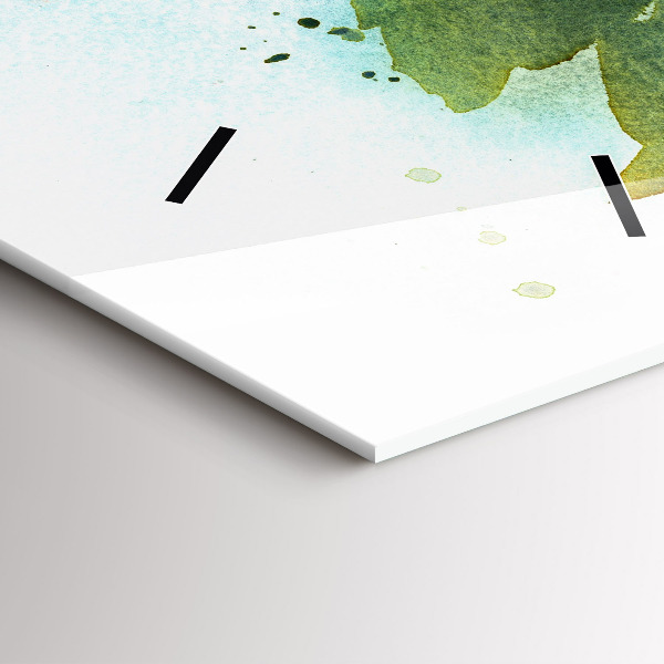 Vertikale Uhr mit motiv Rosen in einer Vase Aquarell