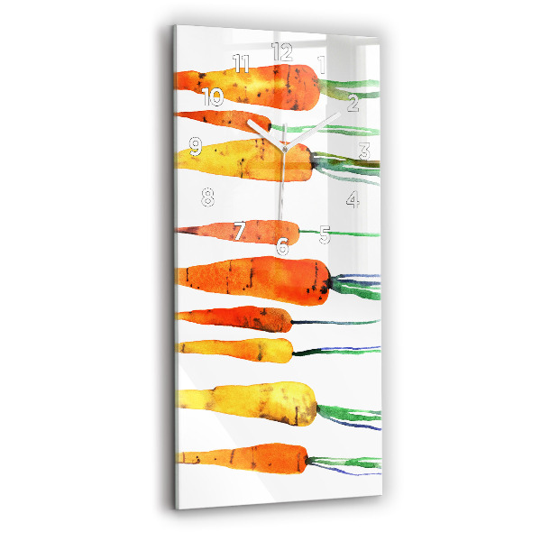 Vertikale Uhr Illustration von Karotten
