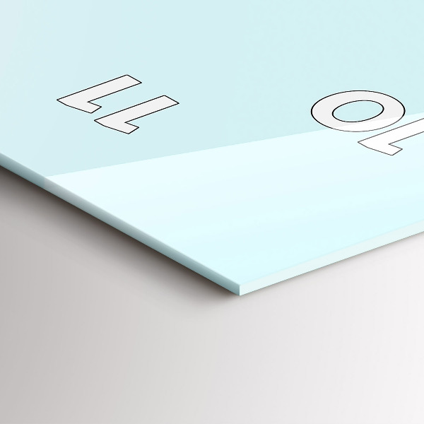 Vertikale Uhr Lustige Katze mit Brille