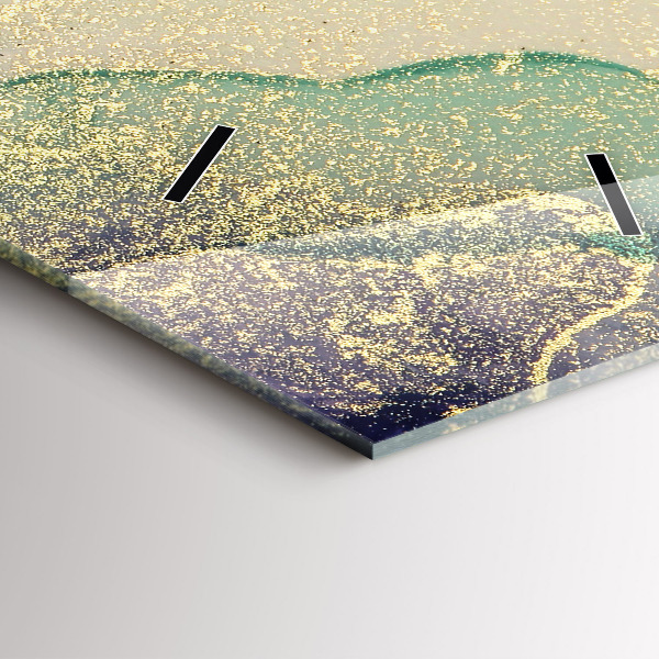 Vertikale Uhr Farbige Abstraktion