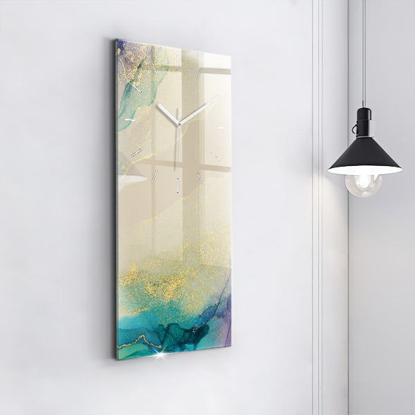 Vertikale Uhr Farbige Abstraktion