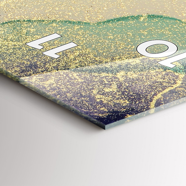 Vertikale Uhr Farbige Abstraktion