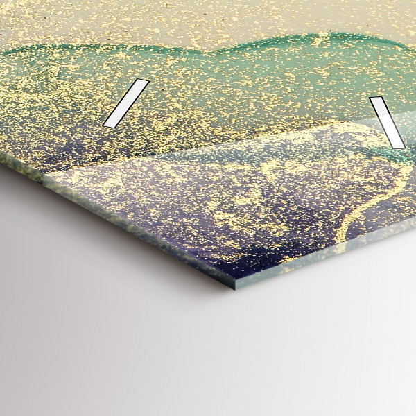 Vertikale Uhr Farbige Abstraktion