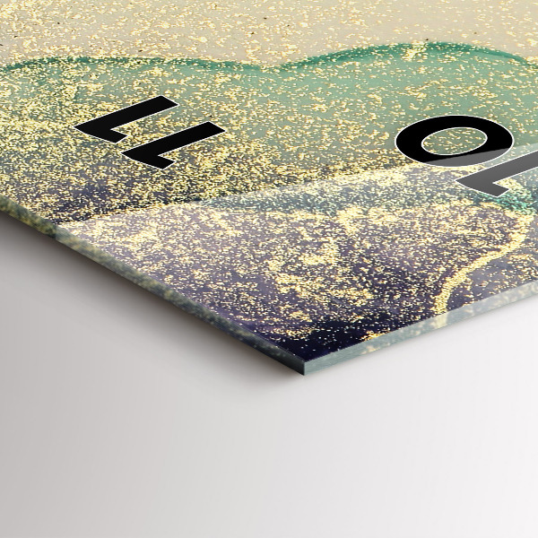 Vertikale Uhr Farbige Abstraktion