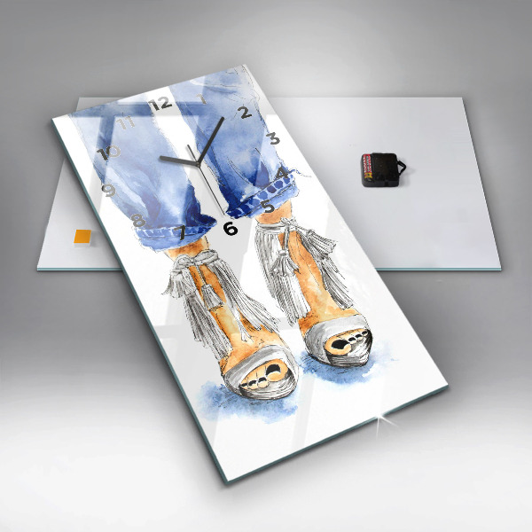 Vertikale Uhr Frauen-Nadeln