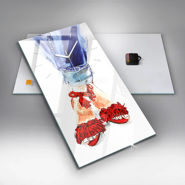 Vertikale Uhr mit motiv Frauen Pins