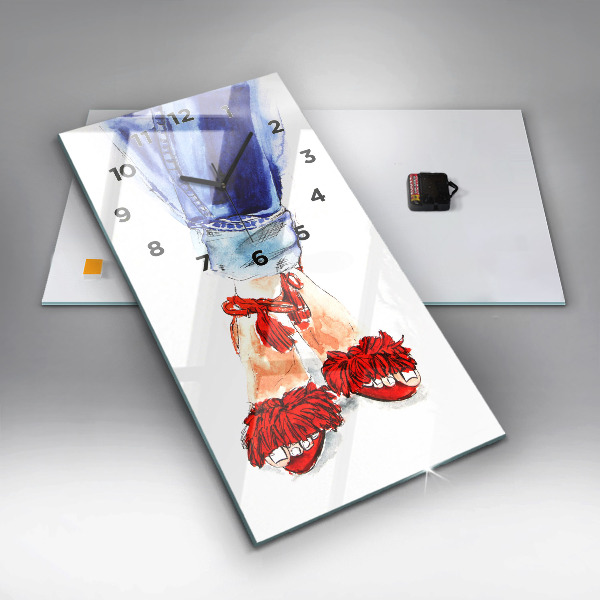 Vertikale Uhr mit motiv Frauen Pins