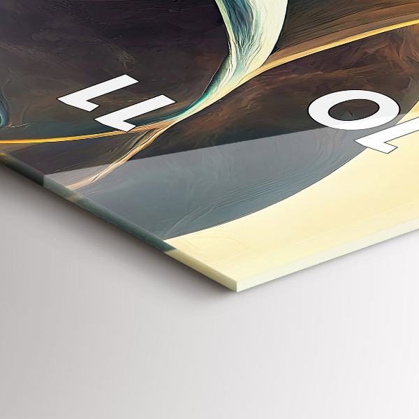 Vertikale Uhr Fließender Wasserfall