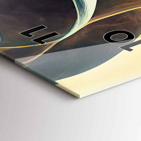 Vertikale Uhr Fließender Wasserfall