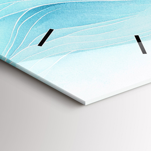 Vertikale Uhr Blaue Wolken