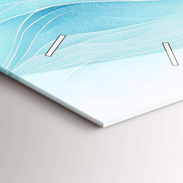 Vertikale Uhr Blaue Wolken