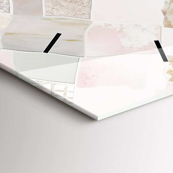 Vertikale Uhr mit motiv Farbige Fliesen