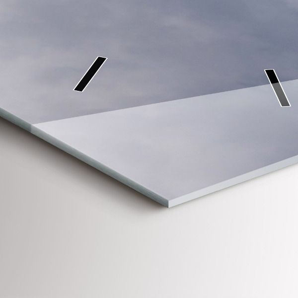 Vertikale Uhr mit motiv Felsige Berge