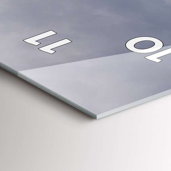 Vertikale Uhr mit motiv Felsige Berge