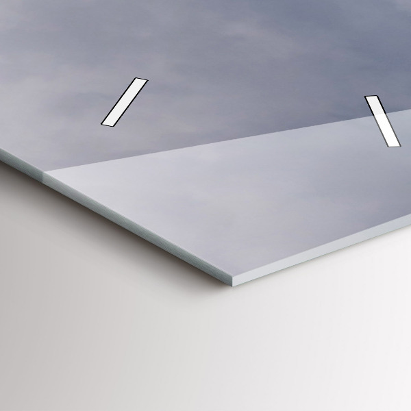 Vertikale Uhr mit motiv Felsige Berge