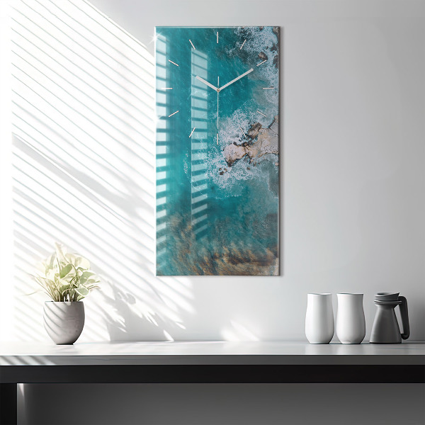 Vertikale Uhr Fjorde an der Costa Blanca