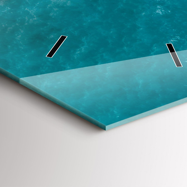 Vertikale Uhr Fjorde an der Costa Blanca