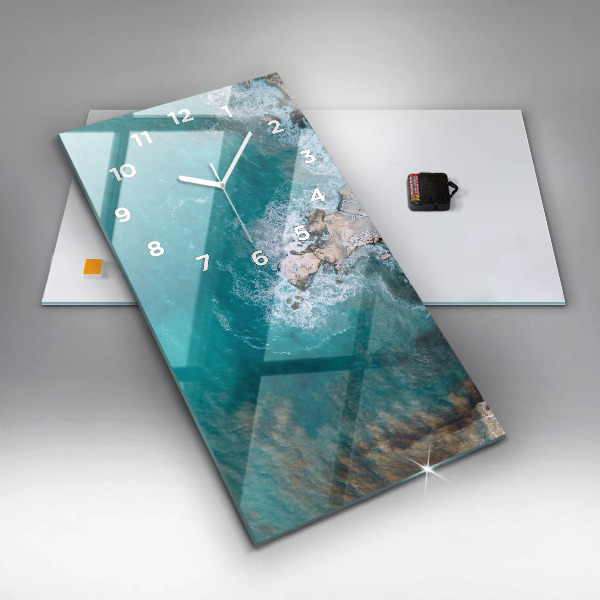 Vertikale Uhr Fjorde an der Costa Blanca