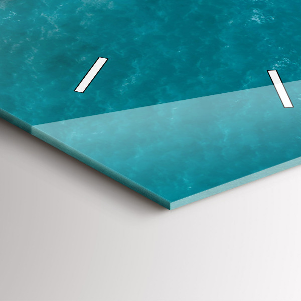 Vertikale Uhr Fjorde an der Costa Blanca