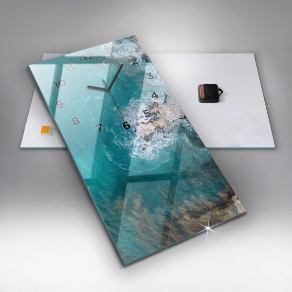 Vertikale Uhr Fjorde an der Costa Blanca