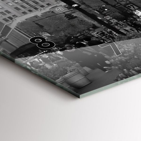 Horizontale Uhr Manhattan und Taxis