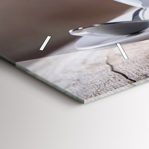 Horizontale Uhr mit motiv Eine Tasse Kaffee