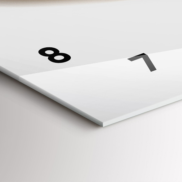 Horizontale Uhr Abstrakte Linien