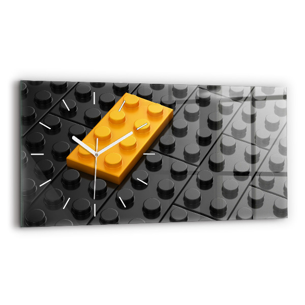 Horizontale Uhr Bauklötze