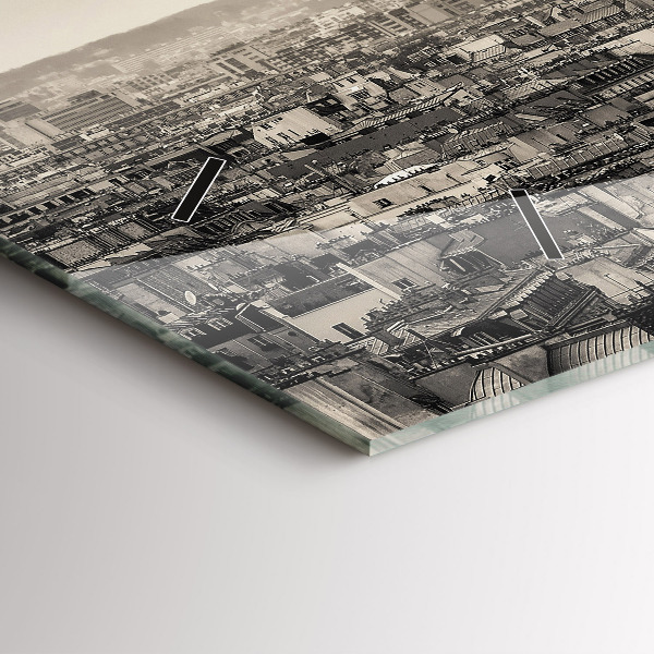 Horizontale Uhr Landschaftspanorama von Paris