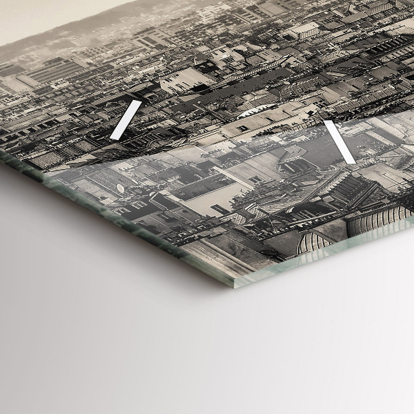 Horizontale Uhr Landschaftspanorama von Paris