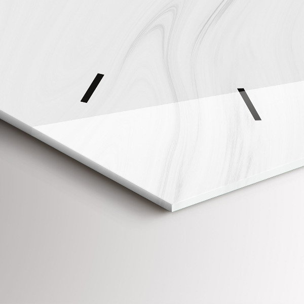 Horizontale Uhr mit motiv Dekorativer Marmor