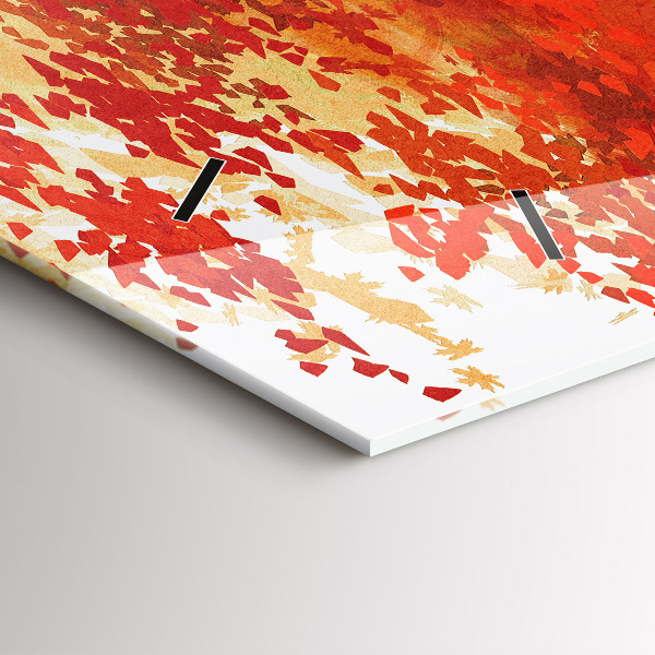 Horizontale Uhr Braut im Herbst