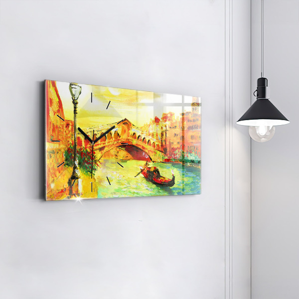 Horizontale Uhr Rialtobrücke in Venedig