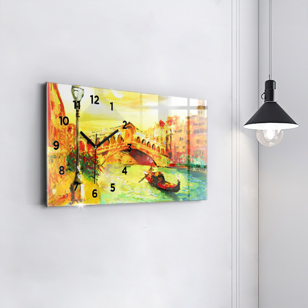 Horizontale Uhr Rialtobrücke in Venedig