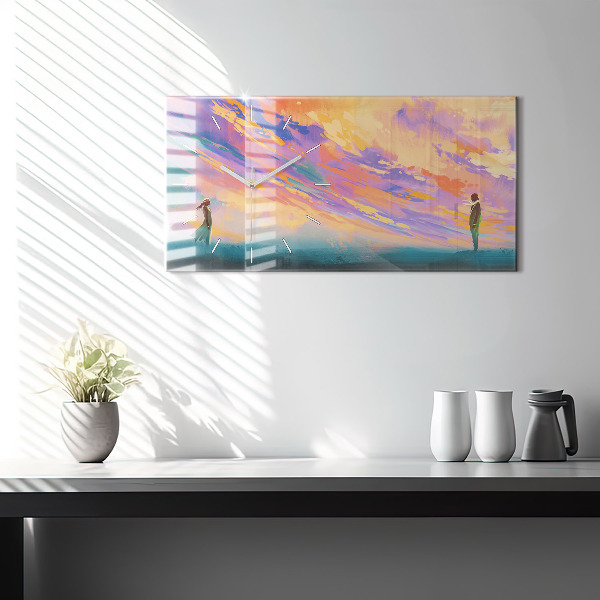 Horizontale Uhr Platonische Liebe