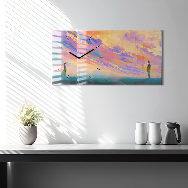 Horizontale Uhr Platonische Liebe