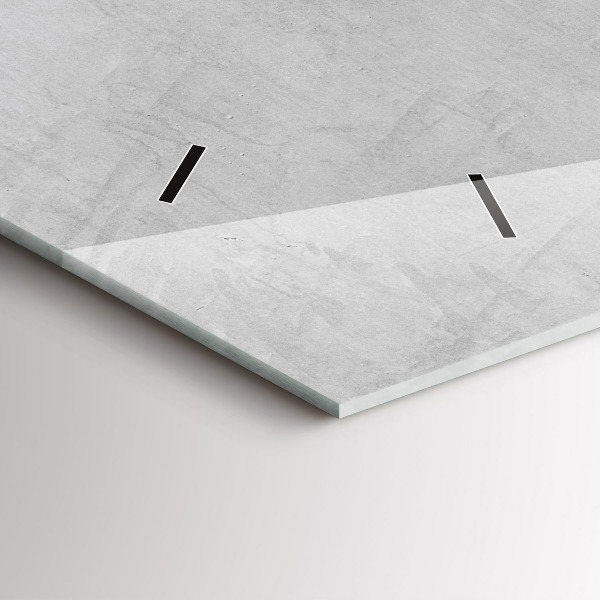 Horizontale Uhr Steinmauer