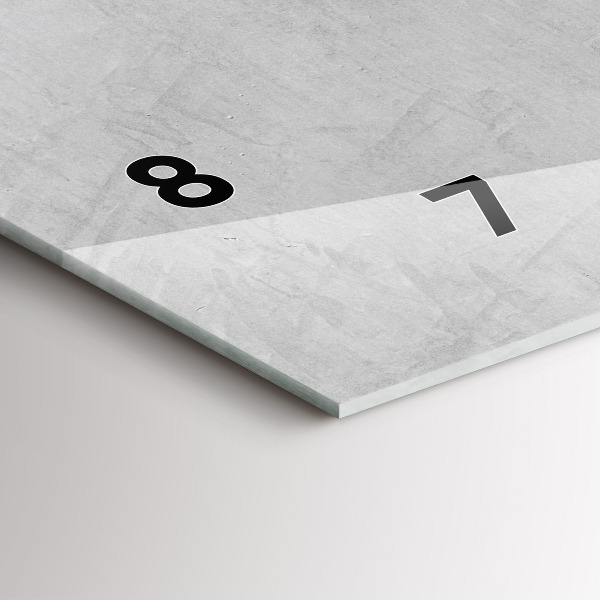 Horizontale Uhr Steinmauer