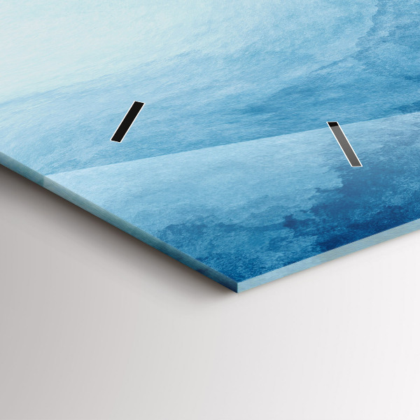 Horizontale Uhr Wasser abstrakt