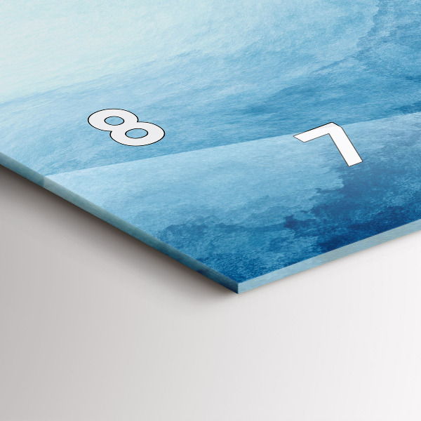 Horizontale Uhr Wasser abstrakt