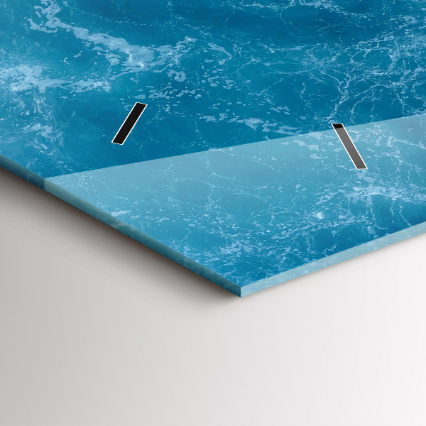 Horizontale Uhr Meerwasser