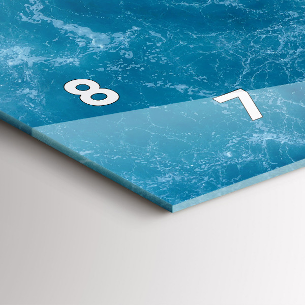 Horizontale Uhr Meerwasser