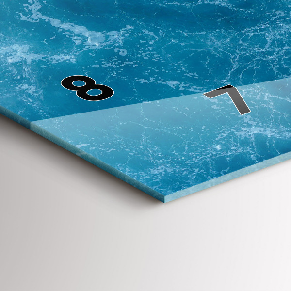 Horizontale Uhr Meerwasser