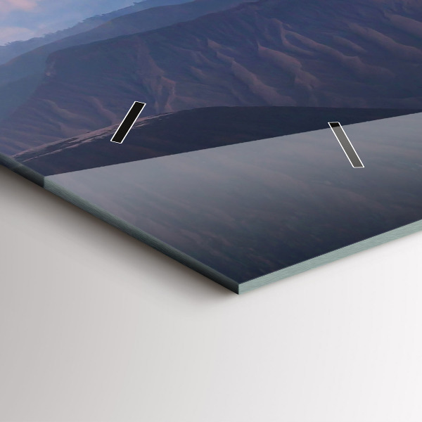 Horizontale Uhr Schöne Landschaft