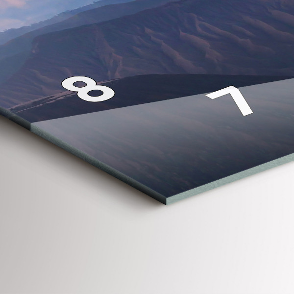 Horizontale Uhr Schöne Landschaft