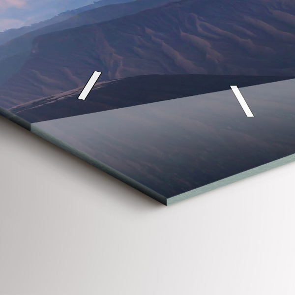 Horizontale Uhr Schöne Landschaft