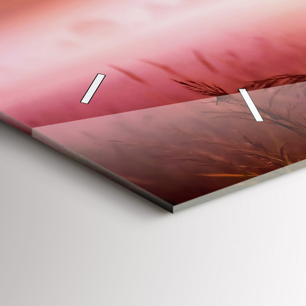 Horizontale Uhr mit motiv Nebliger Morgen