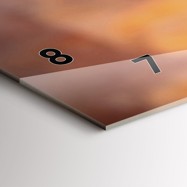 Horizontale Uhr Weinglas